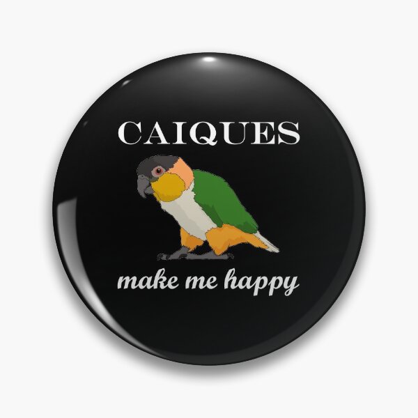 Item preview, Happy Parrot Lover White-Bellied Caique print designed and sold by jakehughes2015.