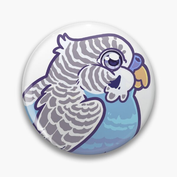 Item preview, Cute Chibi Blue Parakeet - Male designed and sold by itcouldbechibi.