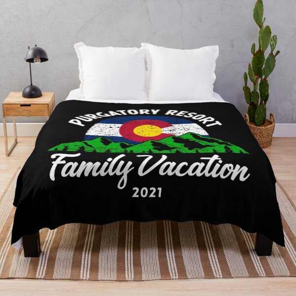 Item preview, Colorado Flag Purgatory Resort Family Vacation 2021 print designed and sold by jakehughes2015.