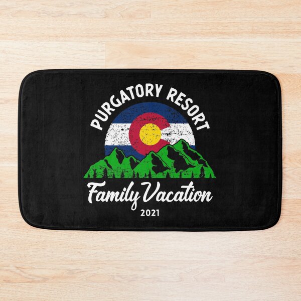 Item preview, Colorado Flag Purgatory Resort Family Vacation 2021 print designed and sold by jakehughes2015.