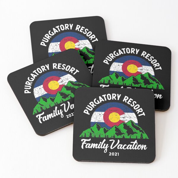 Item preview, Colorado Flag Purgatory Resort Family Vacation 2021 print designed and sold by jakehughes2015.