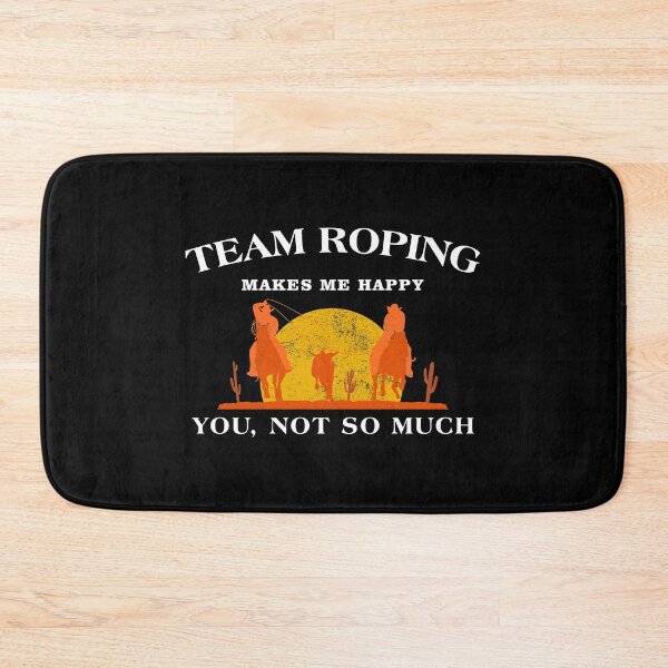 Item preview, Happy Rodeo Cowboy Roping Team Roper product designed and sold by jakehughes2015.