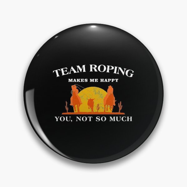 Item preview, Happy Rodeo Cowboy Roping Team Roper product designed and sold by jakehughes2015.