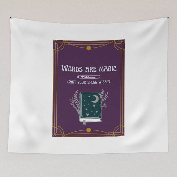 Item preview, Words are Magic designed and sold by BlessedBeeArt.
