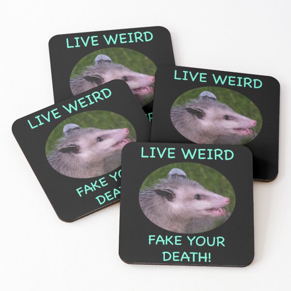Item preview, live weird. FAKE YOUR DEATH! designed and sold by crazylazygirl.