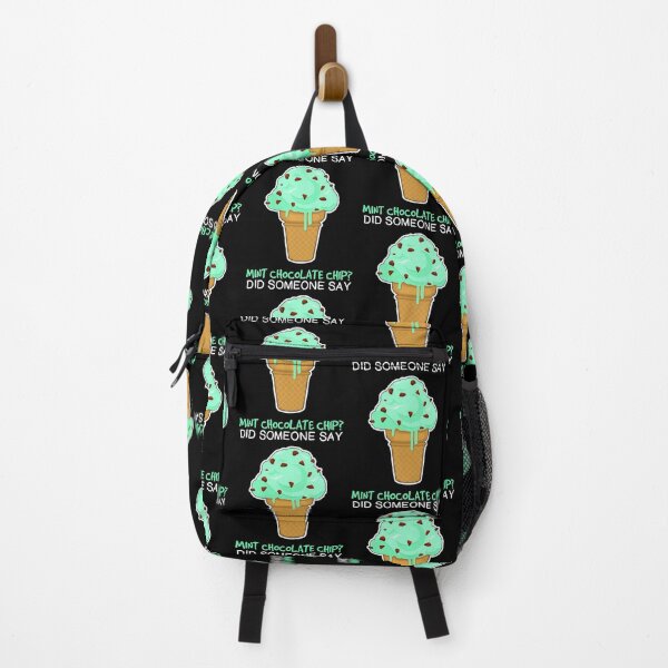 Item preview, Mint Chocolate Chip Ice Cream Lover Quote graphic designed and sold by jakehughes2015.