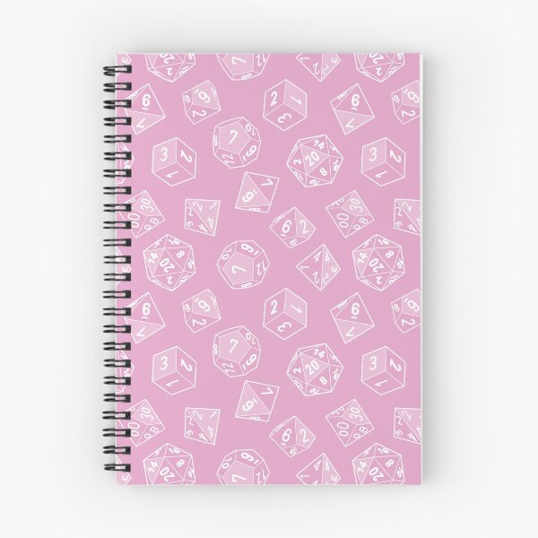 Item preview, RPG Dice Set (Pink and White) designed and sold by IchigoRoll.