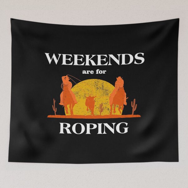 Item preview, Weekends Roper Rodeo Team Roping graphic designed and sold by jakehughes2015.