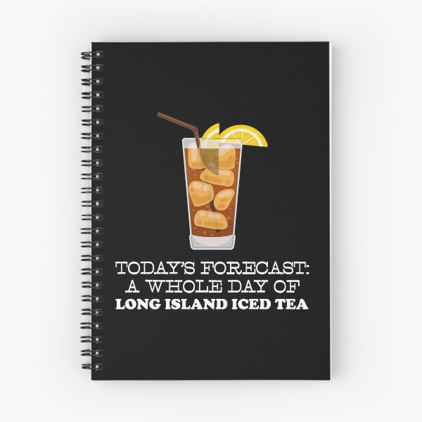 Aperçu de l'œuvre Graphique des prévisions du jour du thé glacé amusant de Long Island créée et vendue par jakehughes2015.
