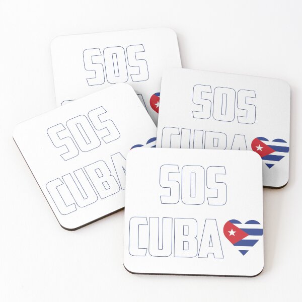 Item preview, SOS Cuba designed and sold by Maramsu Stickers.