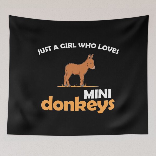 Item preview, Just A Girl Miniature Pet Lover Mini Donkeys design designed and sold by jakehughes2015.