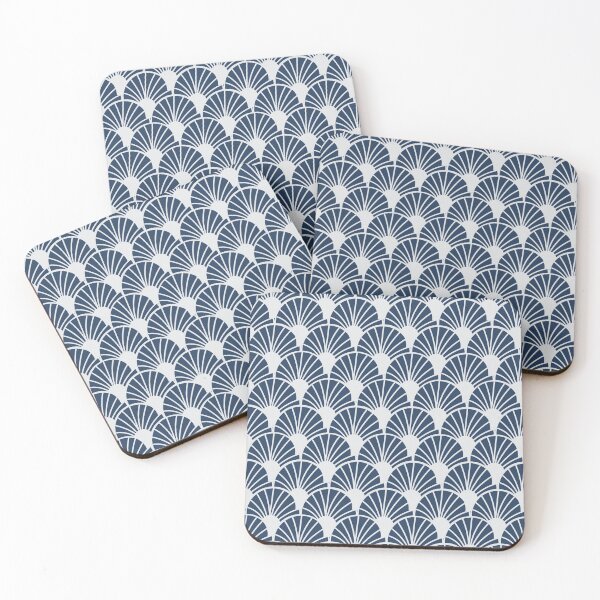 Item preview, Blue white pattern  designed and sold by ClusterOneArt.