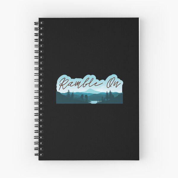 Item preview, Ramble On  Rock Lyrics Mountain Landscape  designed and sold by rtinJuniper.