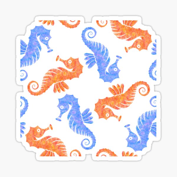 Item preview, Seamless Seahorse  designed and sold by Sarah Nestheide.