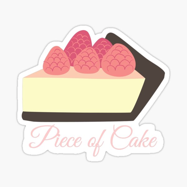 Stickers Sur Le Theme Piece Of Cake Redbubble