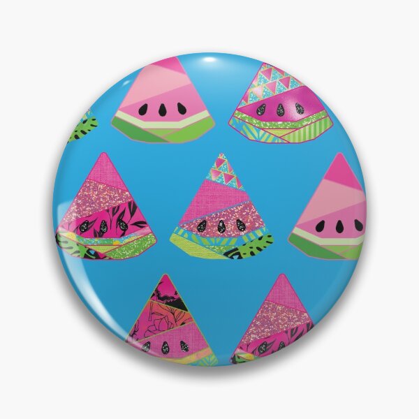 Item preview, Patchwork Melons Blue designed and sold by Redhillcreative.