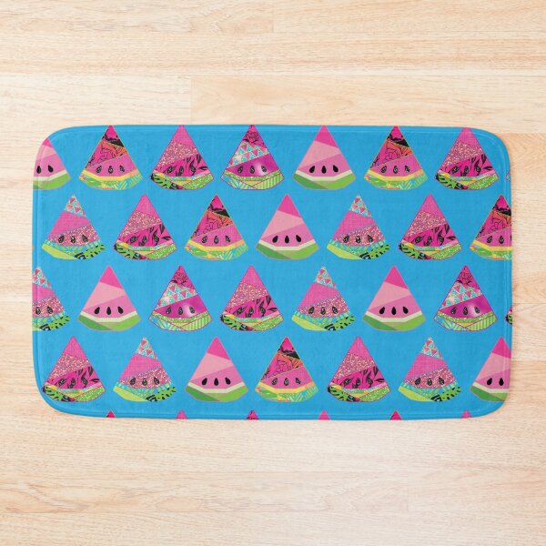 Item preview, Patchwork Melons Blue designed and sold by Redhillcreative.
