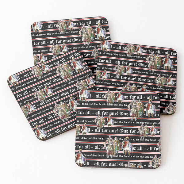 Item preview, One for all, all for one, the three musketeers designed and sold by Mauswohn.