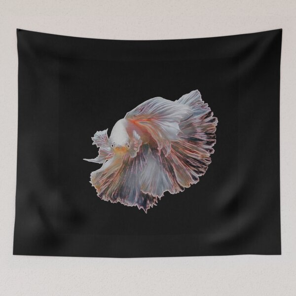 Item preview, WHITE BETA FISH designed and sold by michaeltodd.