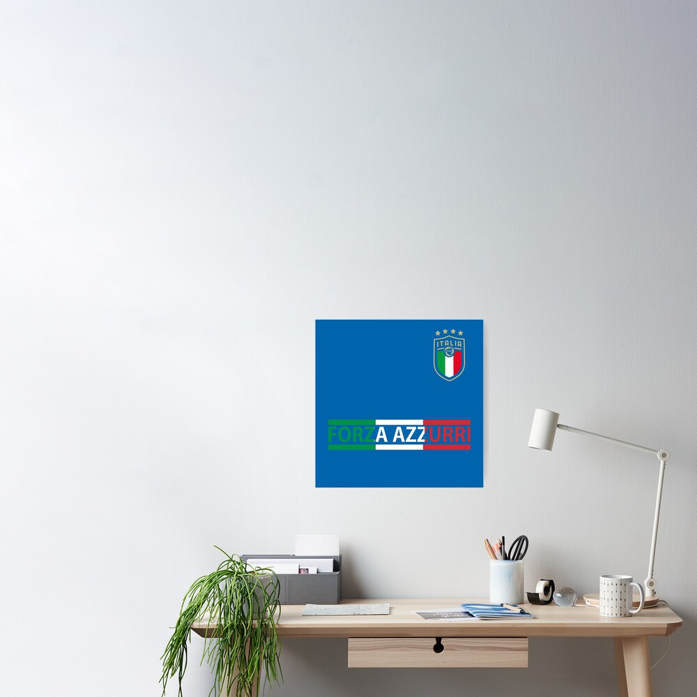 Forza Azzurri Italy national football team Poster for Sale by alkhizchem