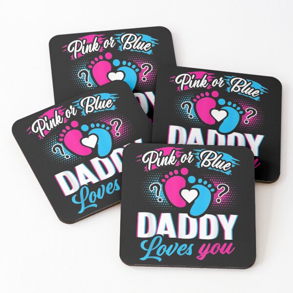 Artikelvorschau, Rosa oder blau Daddy liebt dich Geschlecht offenbaren Baby entworfen und verkauft von nolanmicah36.