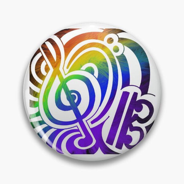 Item preview, Musical Clefs in Feathered Color designed and sold by JenSketchesIt.