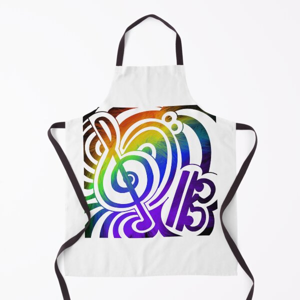 Item preview, Musical Clefs in Feathered Color designed and sold by JenSketchesIt.