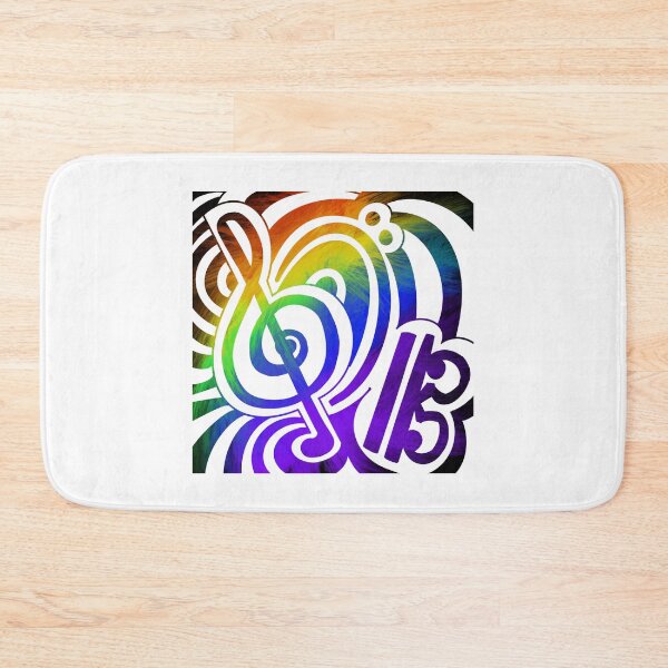 Item preview, Musical Clefs in Feathered Color designed and sold by JenSketchesIt.