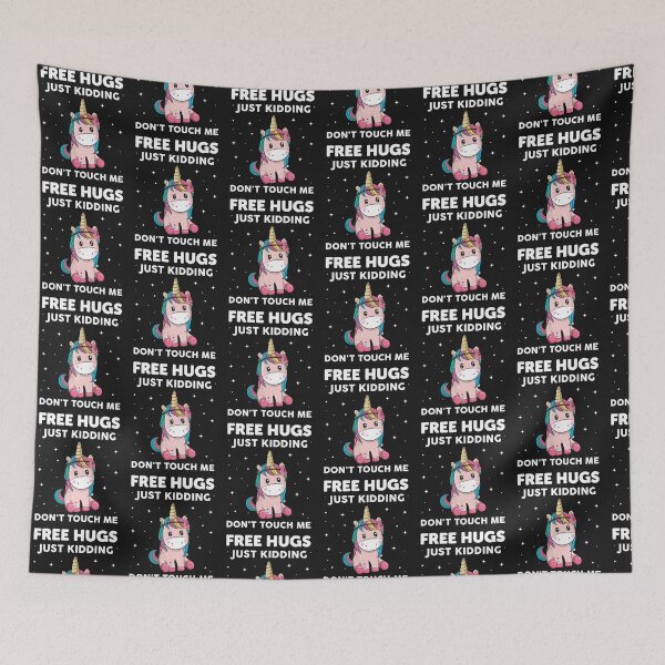 Item preview, Free Hugs-Unicorn gift idea for girls designed and sold by BRtisticDesigns.
