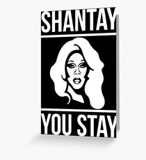 Shantay Du bleibst Grußkarte