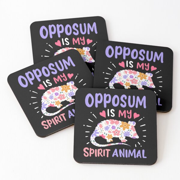Item preview, Opossum Opposum Spirit Animal designed and sold by Mealla.
