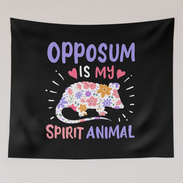 Item preview, Opossum Opposum Spirit Animal designed and sold by Mealla.