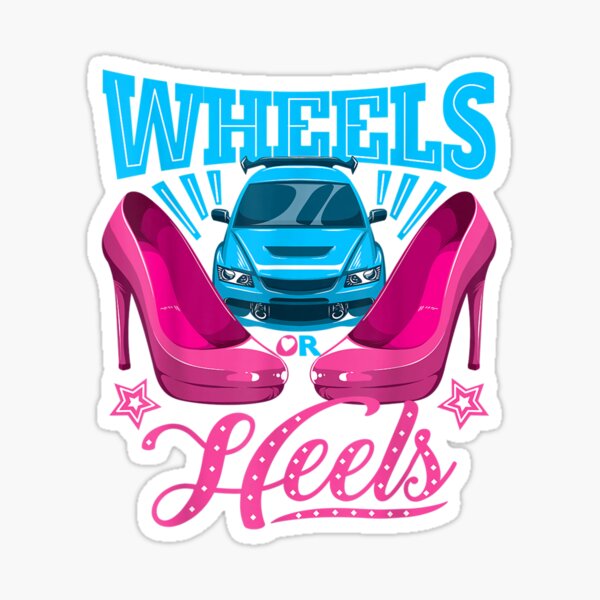 Wheels or Heels Gender Reveal Decoration Kit Printable Boy - Etsy