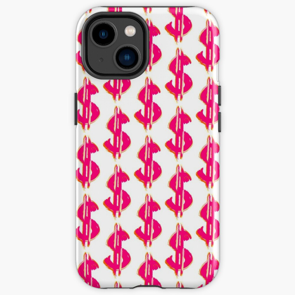 Preppy Pink and Gold XO Money Sign iPhone Case for Sale by brookiecookie37