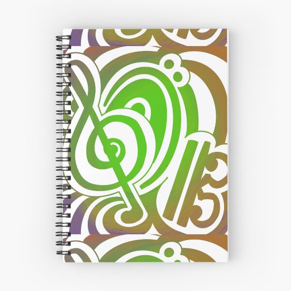 Item preview, Musical Clefs in Muted Colors designed and sold by JenSketchesIt.