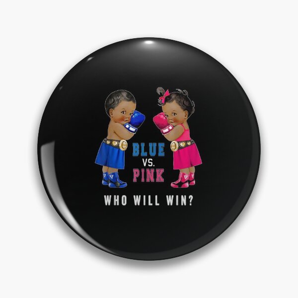 Artikelvorschau, Blue vs Pink Ethnic Boxing Babys Gender Reveal entworfen und verkauft von nolanmicah36.