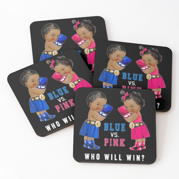 Artikelvorschau, Blue vs Pink Ethnic Boxing Babys Gender Reveal entworfen und verkauft von nolanmicah36.