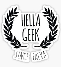 Hella Geek Sticker