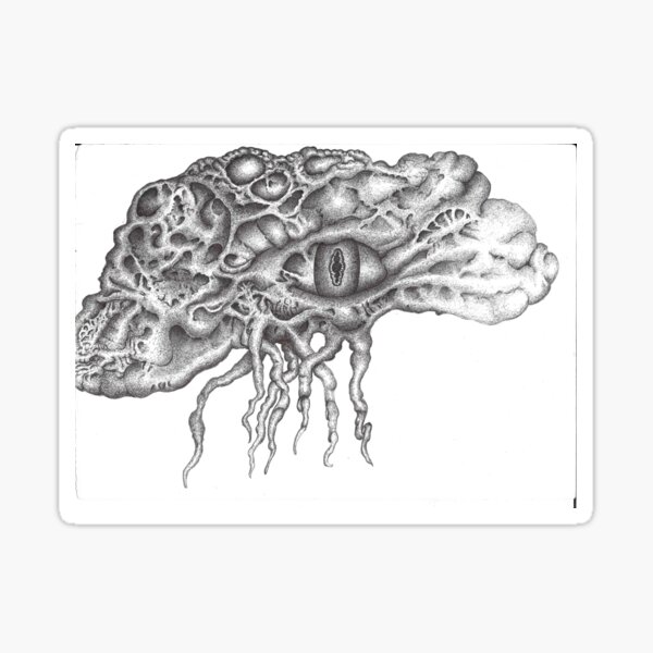 Item preview, Black pen Alien designed and sold by arpadtapp.