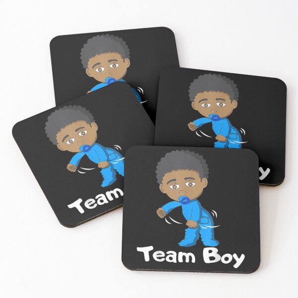 Artikelvorschau, Gender Reveal Party Team Boy Süße Zahnseide Schwarz entworfen und verkauft von nolanmicah36.