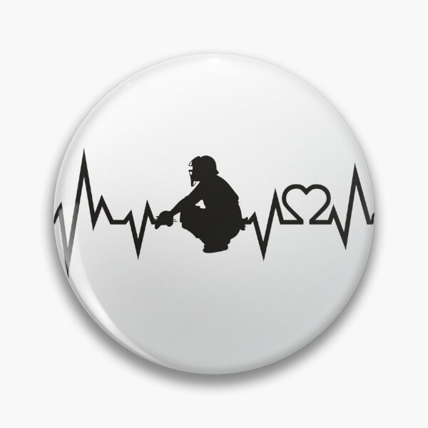 Item preview, Baseball heartbeat design for catchers or coaches designed and sold by BRtisticDesigns.