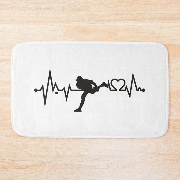 Item preview, Baseball heartbeat design for Baseball Pitchers designed and sold by BRtisticDesigns.