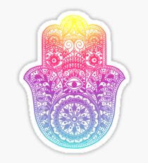 Rainbow Hamsa Sticker