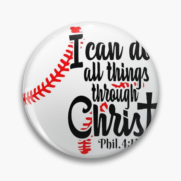 Item preview, Faith based Baseball design-Gift for Christians who love Baseball Phil.4:13 designed and sold by BRtisticDesigns.