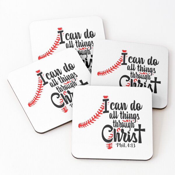Item preview, Faith based Baseball design-Gift for Christians who love Baseball Phil.4:13 designed and sold by BRtisticDesigns.