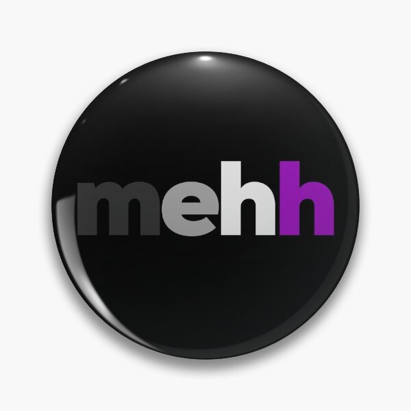 Item preview, Mehh. Asexual Pride designed and sold by Subtle Pride Shop.