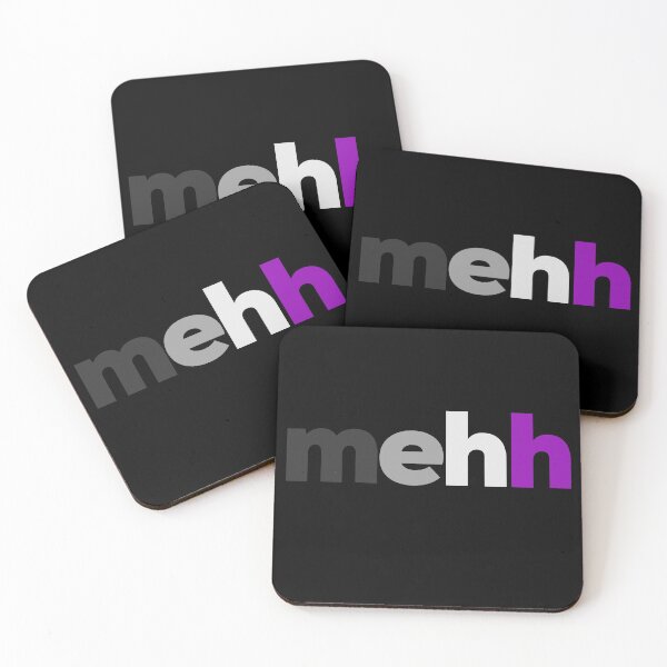 Item preview, Mehh. Asexual Pride designed and sold by Subtle Pride Shop.
