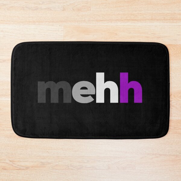 Item preview, Mehh. Asexual Pride designed and sold by Subtle Pride Shop.