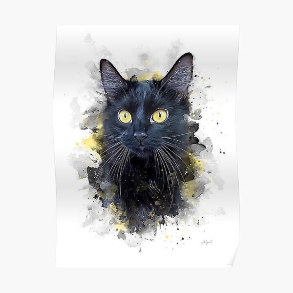 Decoración: Fondo De Pantalla De Gato Negro | Redbubble