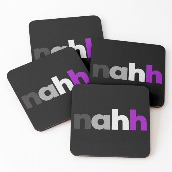 Item preview, Nahh. Asexual Pride designed and sold by Subtle Pride Shop.
